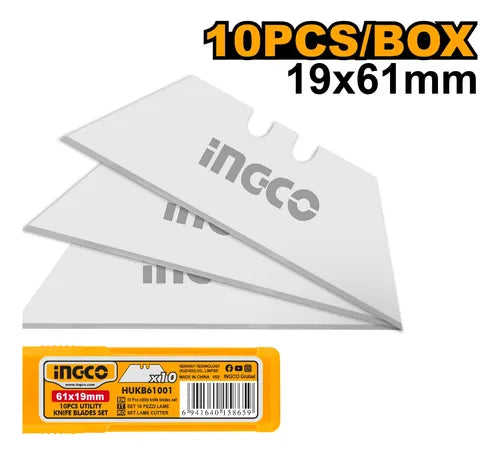 JGO CUCHILLA PAARA EXACTO 19*61 INGCO HUKB61001