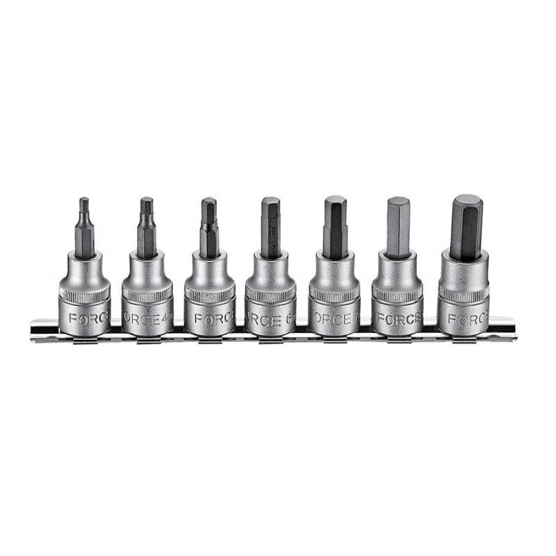 JGO DE DADOS ALLEN FORCE 7 PZ ESPIGA 3-8*50MM 3075S