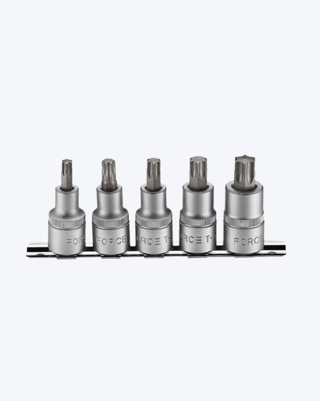 Juego dados Torx 1/2” T40–T60 (5 pzas) FORCE 4051.