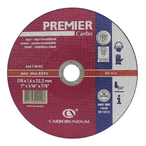 DISCOS 7X1-16X7-8 PREMIER MET ABNT - 12413
