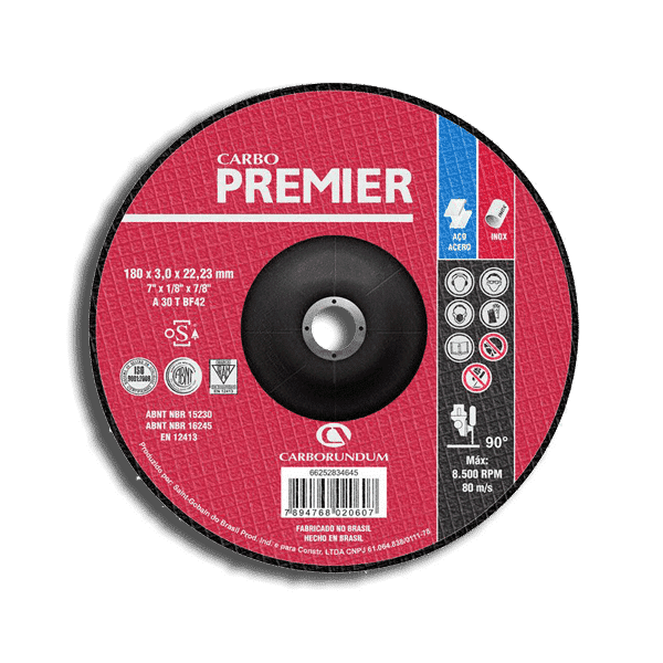 DISCOS 7X1-8X7-8 PREMIER MET ABNT - 12413
