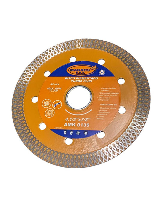 DISCO DIAMANTADO TURBO CERAMICA Y PORCELANATO 4.1-2 AMK0135