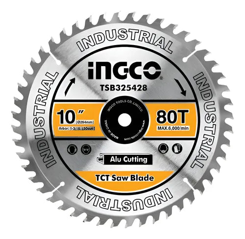 DISCO P-INGLETEADORA INGCO ALUMINIO 10 80 DIENTES TSB325428