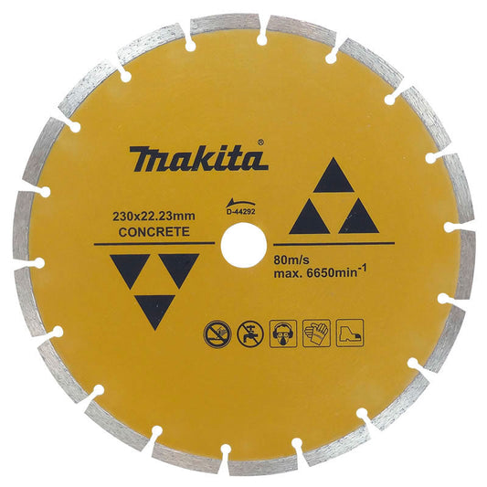 DISCO DIAMANTADO SEGMENTADO MAKITA 9 SECO-CONCRETO D-44292