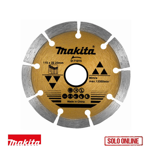 DISCO DIAMANTADO SEGMENTADO MAKITA 4.1-2 SECO-CONCRETO D-71015