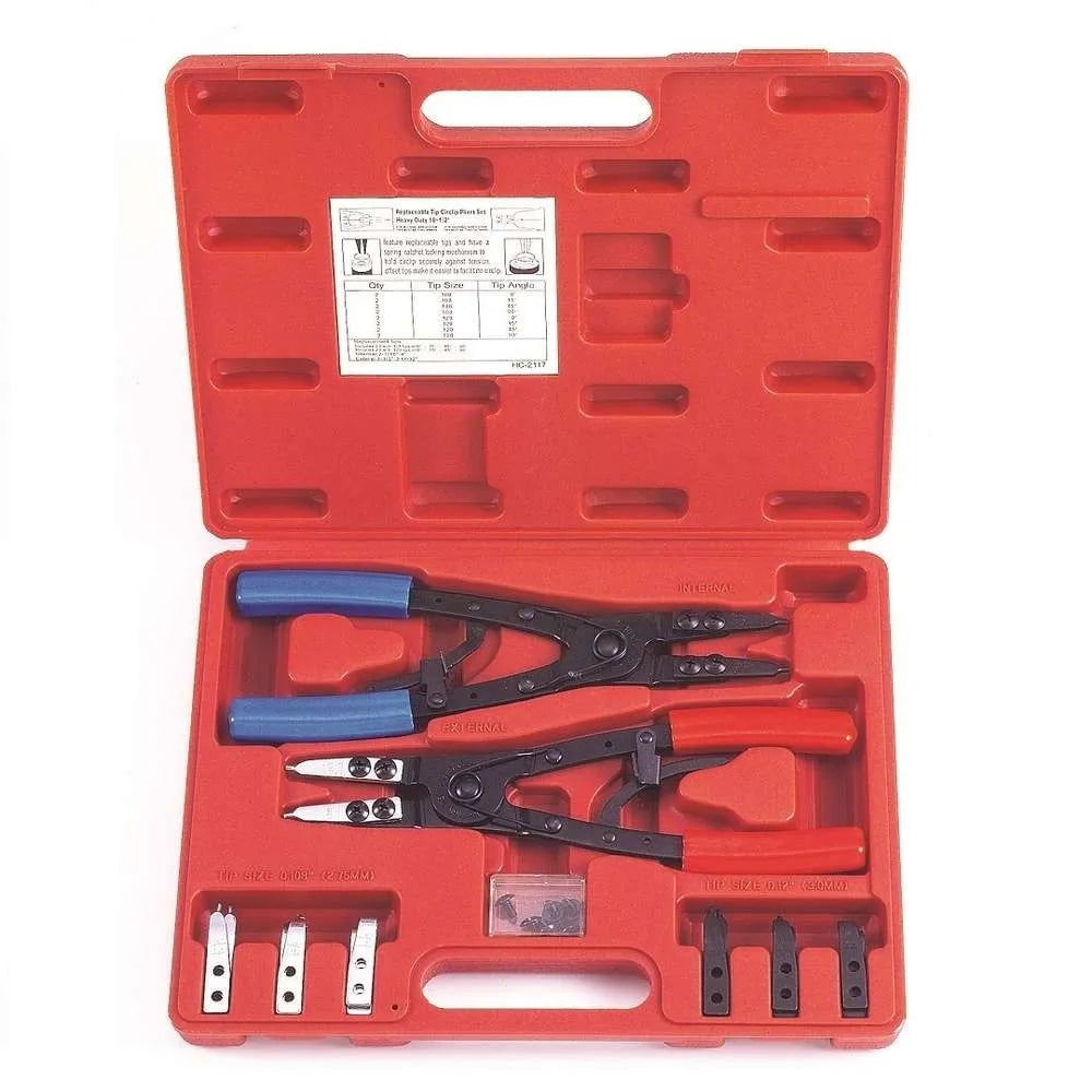 JGO ALICATES 20PCS FORCE INTERNOS-EXTERNOS CON ESTUCHE PLASTICO 920U2