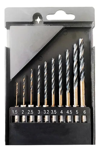 JGO BROCA HSS 1.5 - 6MM 13PC IMPORTADO