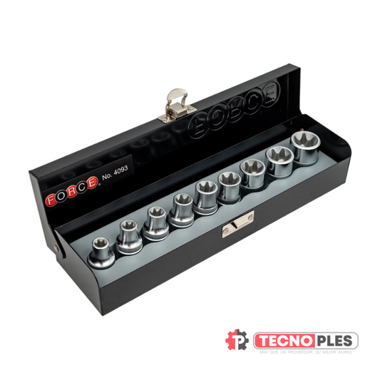 JGO DADO CORTO TORX 1-2 E10 - E24 FORCE 4093