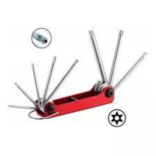 JGO LLAVE TORX PLEGABLE T-9H - T-40H FORCE 5083TF